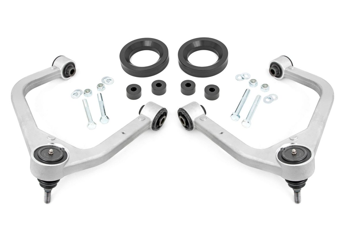 GMC Sierra 1500 Suspension Lift Kit - Front - Rough Country - 1.75 Inch Leveling Kit | Forged Alum UCA - '19-'25
